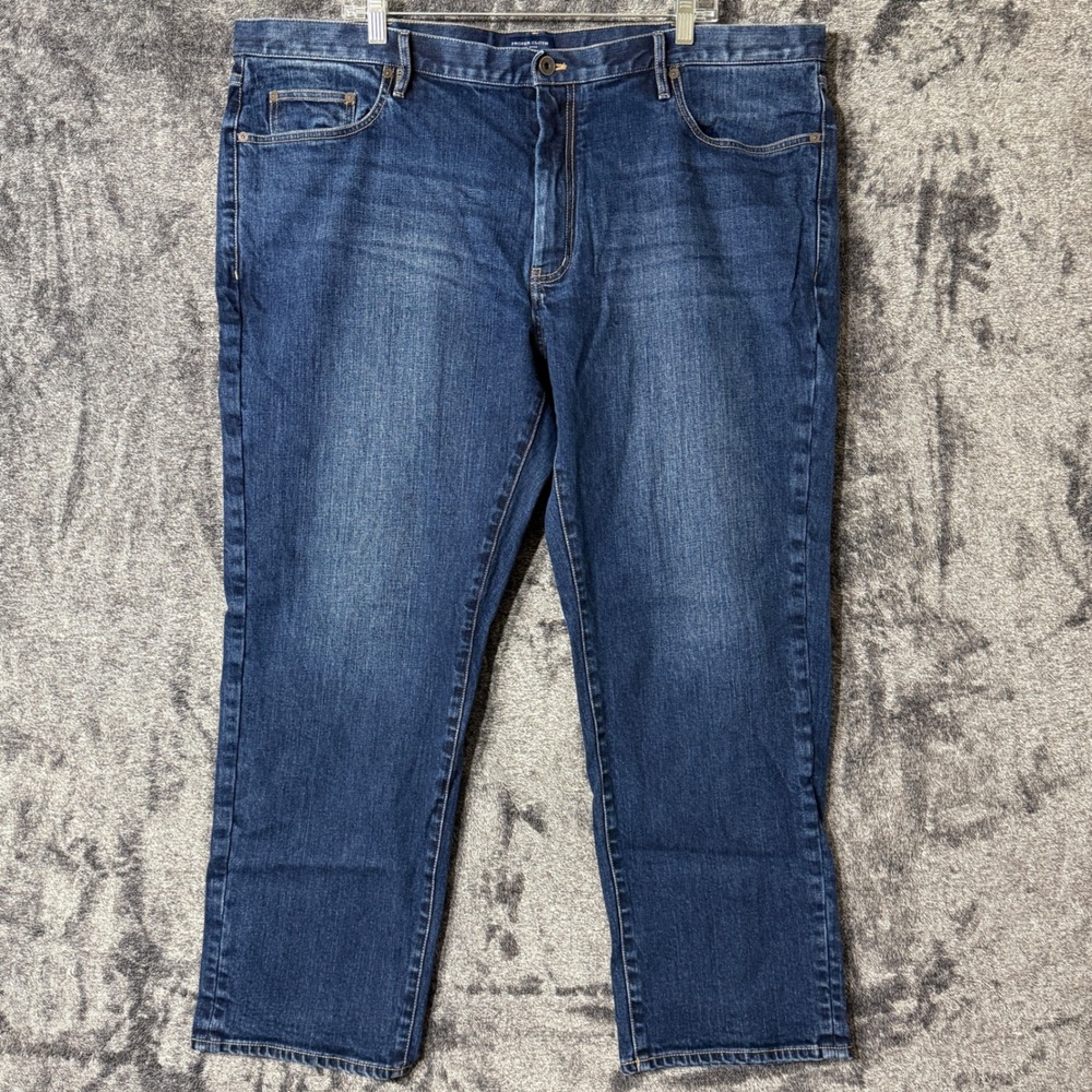 Proper Cloth Japanese 12 Oz Dark Wash Indigo Stretch Denim‎ Jeans 44x29